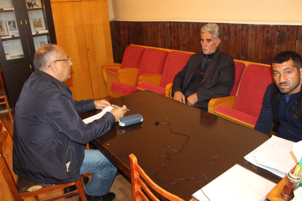 Qazax rayonunda minadan və PHS-dən zərərçəkənlərlə ilkin sorğular tamamlanıb (FOTO)