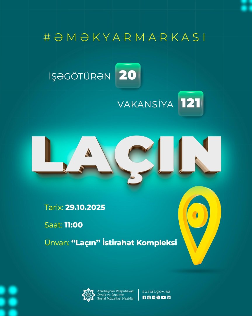 Laçında növbəti əmək yarmarkası keçiriləcək