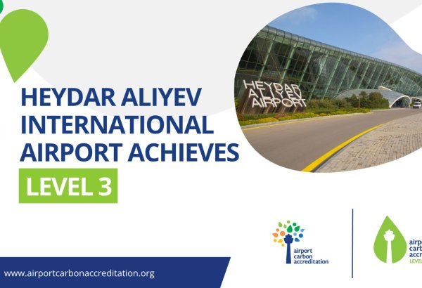 Dayanıqlı gələcəyə doğru: Heydər Əliyev Beynəlxalq Hava Limanı “ACI”nin ACA proqramı üzrə 3-cü səviyyə sertifikatını əldə etdi
