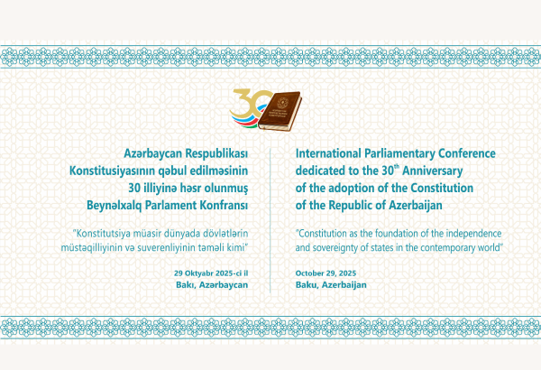 Milli Məclisdə beynəlxalq parlament konfransı keçiriləcək
