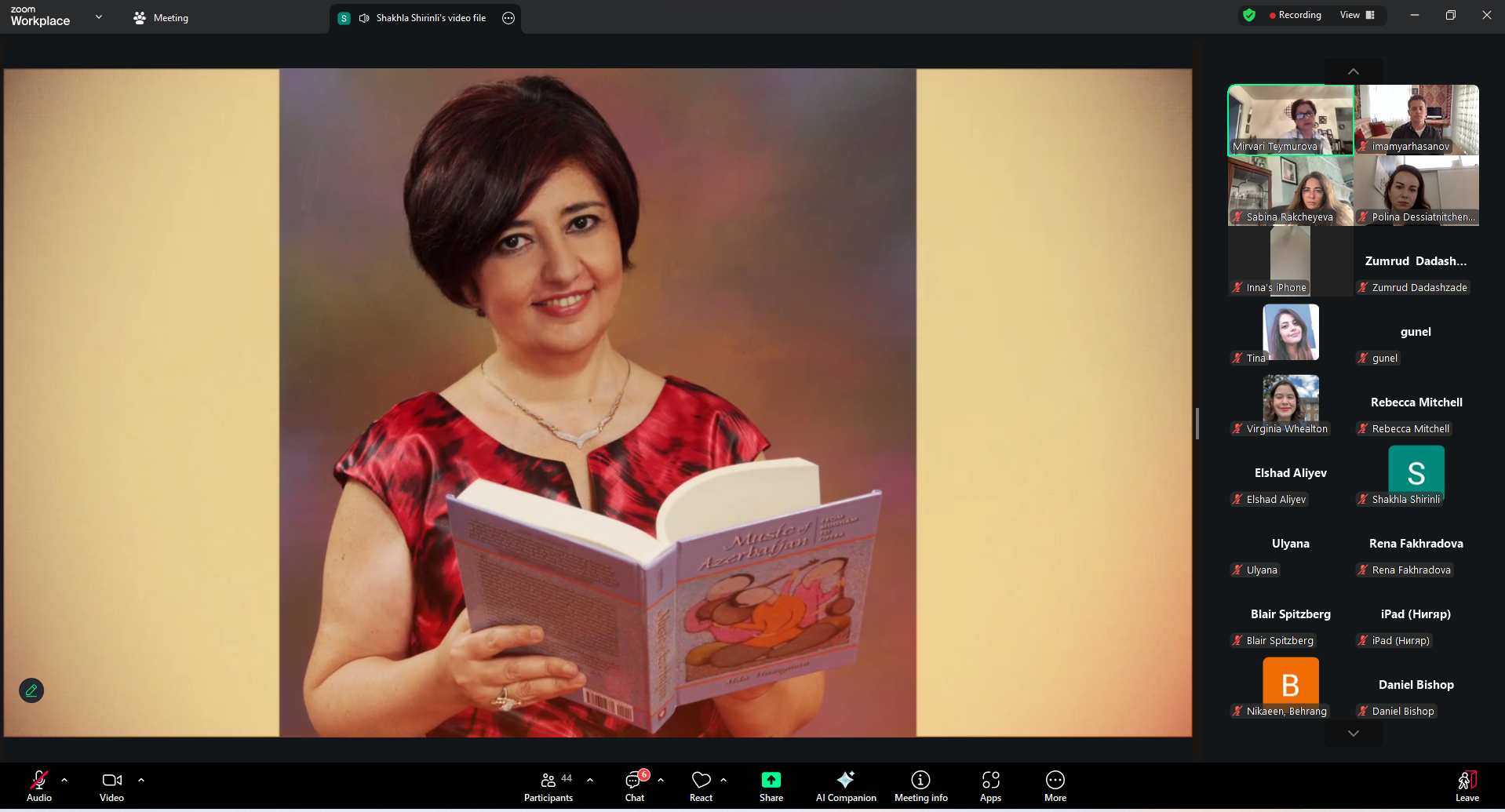 Aida Hüseynovaya həsr olunan konfrans başa çatıb (FOTO)