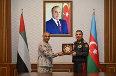 BƏƏ Xüsusi Əməliyyatlar Qüvvələrinin komandanı Azərbaycana səfər edib (FOTO)