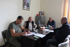 Qazax rayonunda minadan və PHS-dən zərərçəkənlərlə ilkin sorğular tamamlanıb (FOTO)