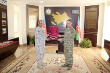BƏƏ Xüsusi Əməliyyatlar Qüvvələrinin komandanı Azərbaycana səfər edib (FOTO)