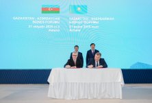 AZPROMO Astanada bir sıra sənədlər imzalayıb (FOTO)