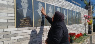 Bərdədə raket hücumu nəticəsində şəhid olan dinc sakinlərin anım günü qeyd edilib (FOTO)