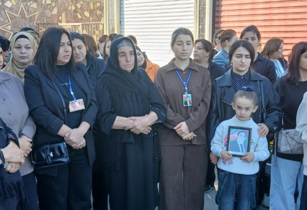 Bərdə terrorunun qurbanları anılıb (FOTO)