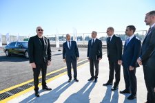 Prezident İlham Əliyev İmişlidə “Promalt” MMC-nin arpa emalı müəssisəsinin açılışında iştirak edib (FOTO)