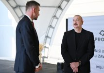 Prezident İlham Əliyev İmişlidə “Promalt” MMC-nin arpa emalı müəssisəsinin açılışında iştirak edib (FOTO)