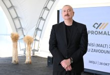 Prezident İlham Əliyev İmişlidə “Promalt” MMC-nin arpa emalı müəssisəsinin açılışında iştirak edib (FOTO)