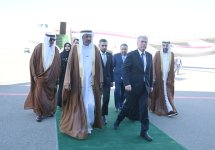 Birləşmiş Ərəb Əmirliklərinin Federal Milli Şurasının sədri Azərbaycana rəsmi səfərə gəlib (FOTO)