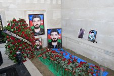 Birinci Qarabağ Müharibəsi şəhidi Abdulla Quliyevin Saray Şəhidlər Xiyabanında dəfn mərasimi keçirilib (FOTO)