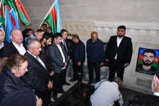 Birinci Qarabağ Müharibəsi şəhidi Abdulla Quliyevin Saray Şəhidlər Xiyabanında dəfn mərasimi keçirilib (FOTO)