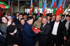 Birinci Qarabağ Müharibəsi şəhidi Abdulla Quliyevin Saray Şəhidlər Xiyabanında dəfn mərasimi keçirilib (FOTO)