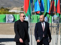 Prezident İlham Əliyev Cəbrayıl şəhər məscidinin təməlini qoyub (FOTO)