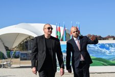 Prezident İlham Əliyev Cəbrayıl şəhər məscidinin təməlini qoyub (FOTO)