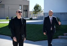Prezident İlham Əliyev Cəbrayıl rayonunun Horovlu kəndinin birinci mərhələsinin açılışında iştirak edib (FOTO)