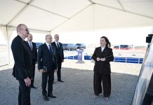 Prezident İlham Əliyev Cəbrayıl rayonunun Şahvəlli kəndində “Şəms” və “Üfüq” Günəş Elektrik stansiyalarının təməlini qoyub (FOTO)
