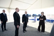 Prezident İlham Əliyev Cəbrayıl rayonunun Şahvəlli kəndində “Şəms” və “Üfüq” Günəş Elektrik stansiyalarının təməlini qoyub (FOTO)