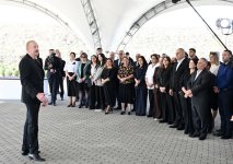 Prezident İlham Əliyev Zəngilanın Məmmədbəyli və Ağalı kəndlərinin sakinlərinə mənzillərin açarlarını təqdim edib (FOTO) (YENİLƏNİB)