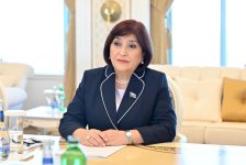 Sahibə Qafarova Pakistan Senatının sədri ilə görüşüb (FOTO)
