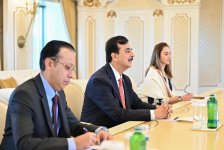 Sahibə Qafarova Pakistan Senatının sədri ilə görüşüb (FOTO)
