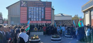 Bərdə terrorunun qurbanları anılıb (FOTO)