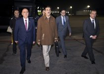 Pakistan Senatının sədri Azərbaycana səfərə gəlib (FOTO)