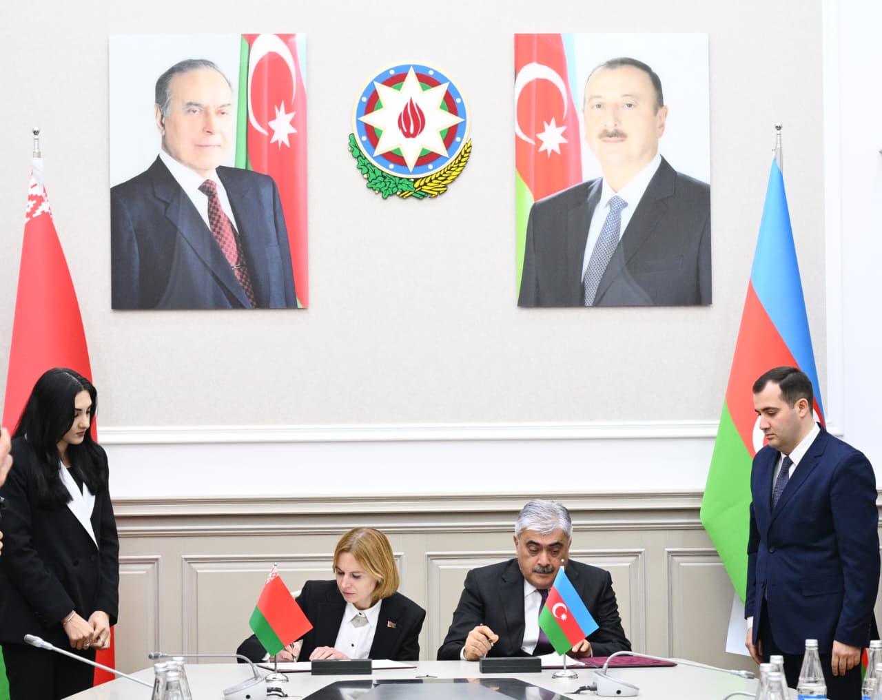 Azərbaycan və Belarus arasında iqtisadi əməkdaşlığın genişləndirilməsinə dair Birgə Protokol imzalanıb (FOTO) (YENİLƏNİB)