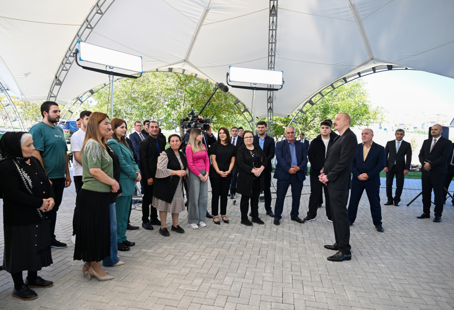 Prezident İlham Əliyev: Bu gün bütün Qarabağ və Şərqi Zəngəzur tikinti meydançasıdır