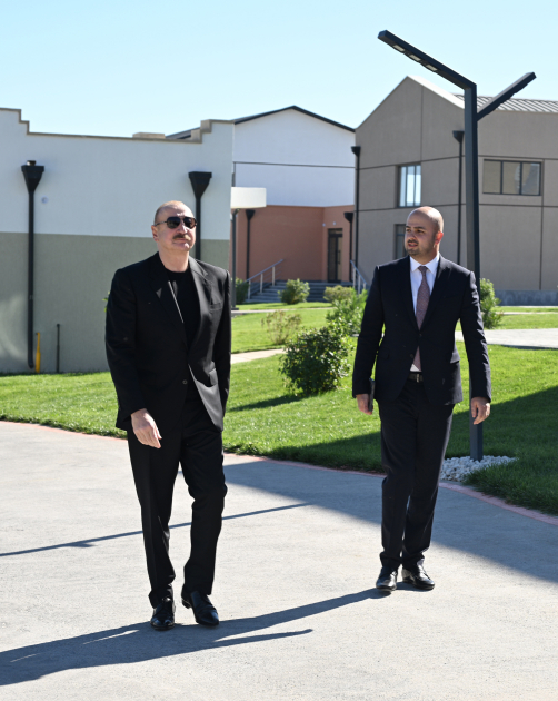 Prezident İlham Əliyev Cəbrayıl rayonunun Horovlu kəndinin birinci mərhələsinin açılışında iştirak edib (FOTO)