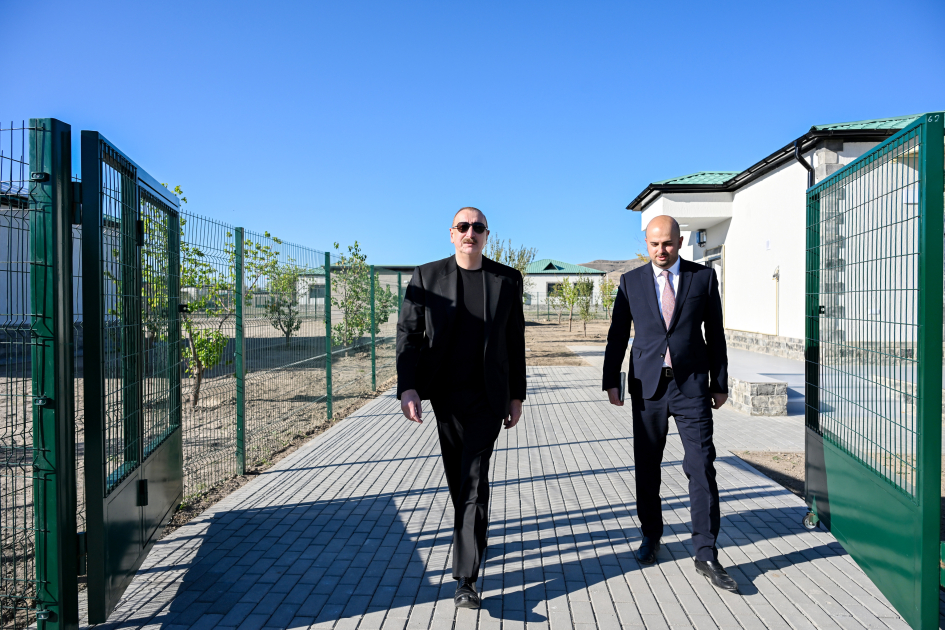 Prezident İlham Əliyev Zəngilanın Ağalı kəndinin 2-ci mərhələsinin və Məmmədbəyli kəndinin açılışlarında iştirak edib (FOTO)