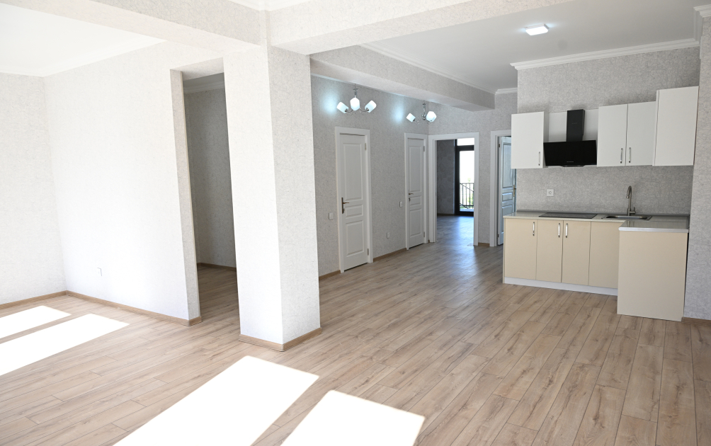 Prezident İlham Əliyev Zəngilan şəhərində 104 mənzilli yaşayış kompleksində görülmüş işlərlə tanış olub (FOTO)