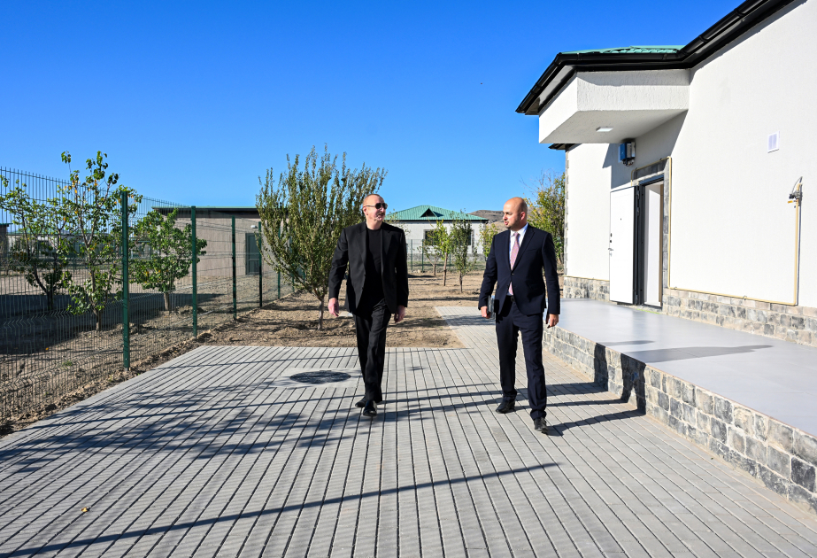 Prezident İlham Əliyev Zəngilanın Ağalı kəndinin 2-ci mərhələsinin və Məmmədbəyli kəndinin açılışlarında iştirak edib (FOTO)