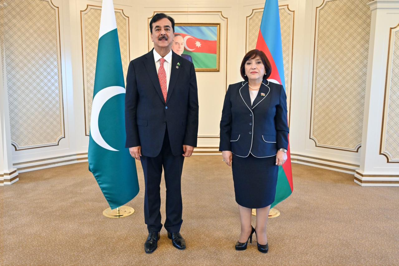 Sahibə Qafarova Pakistan Senatının sədri ilə görüşüb (FOTO)