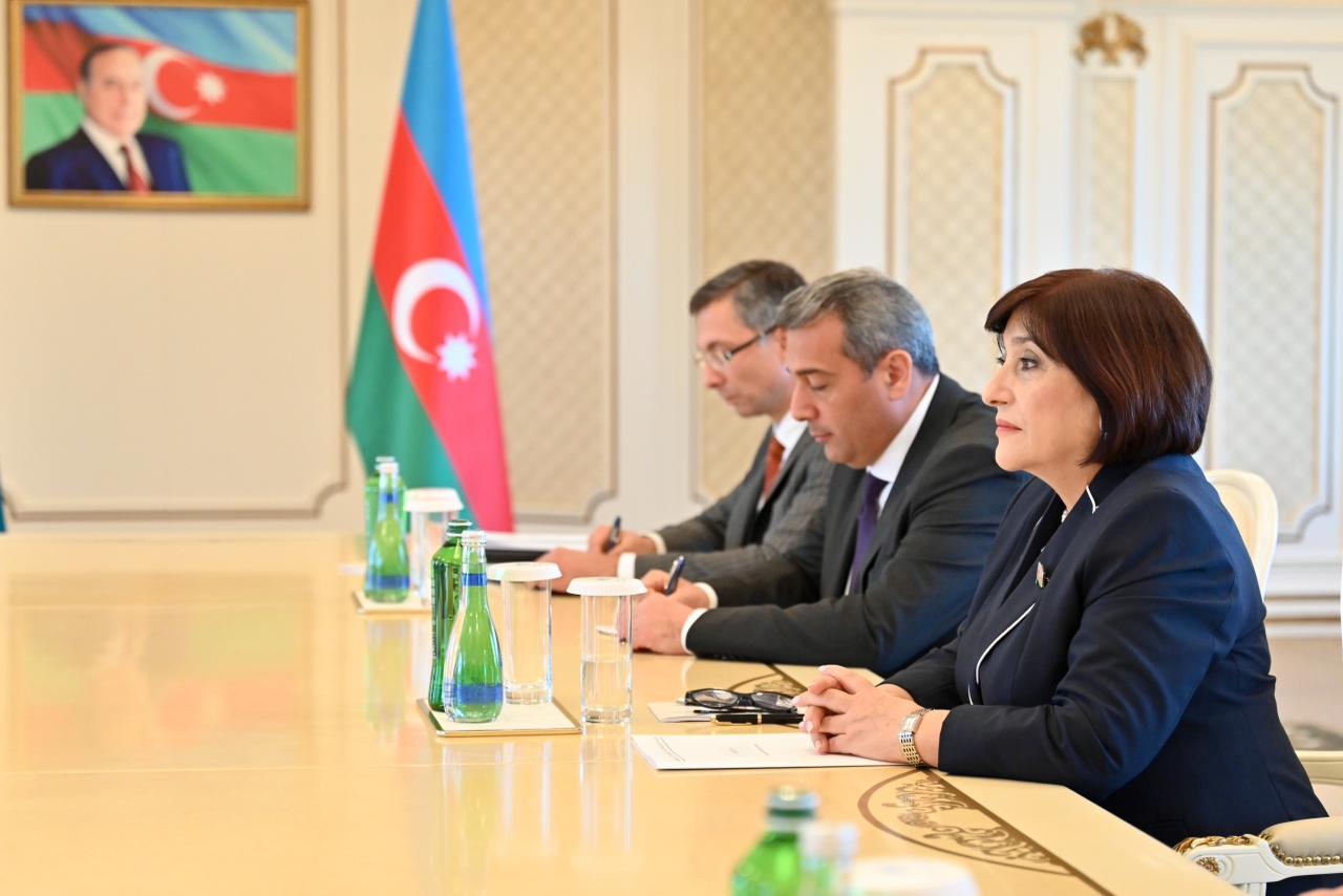 Sahibə Qafarova Pakistan Senatının sədri ilə görüşüb (FOTO)