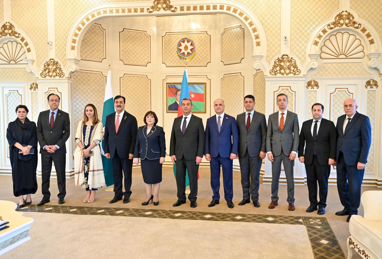 Sahibə Qafarova Pakistan Senatının sədri ilə görüşüb (FOTO)