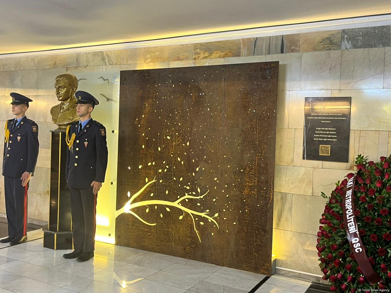 Metronun “Ulduz” stansiyasında 1995-ci il hadisəsinin qurbanlarına həsr olunan memorial yaradılıb