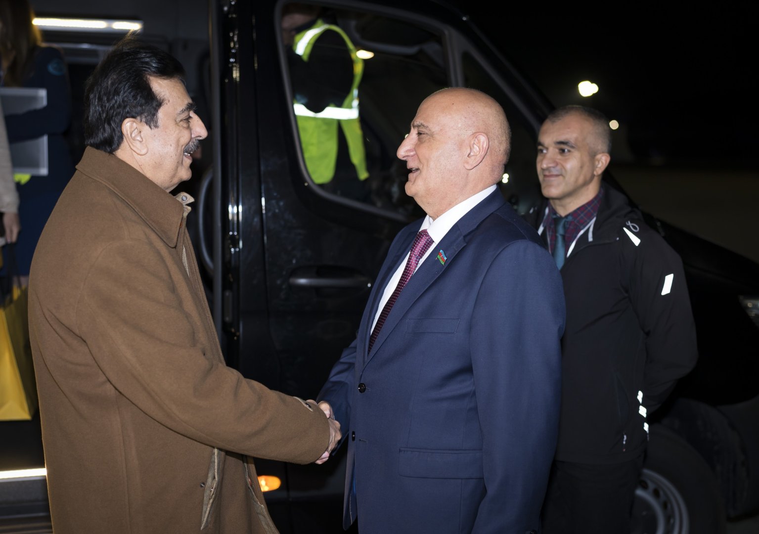 Pakistan Senatının sədri Azərbaycana səfərə gəlib (FOTO)