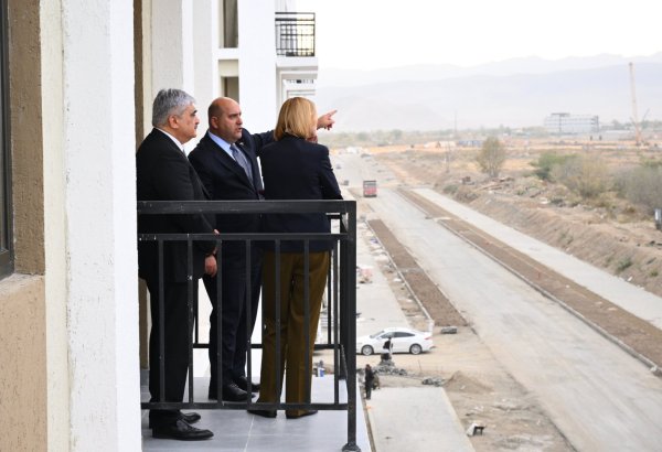 Azərbaycan və Belarus baş nazirlərinin müavinləri Ağdamdakı 2-ci yaşayış kompleksinin tikintisi ilə tanış olublar (FOTO)