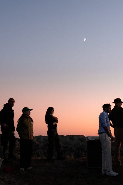 Heydər Əliyev Fondunun vitse-prezidenti Leyla Əliyeva və Bakı Media Mərkəzinin rəhbəri Arzu Əliyeva Qax rayonunda Axar-Baxar Milli Parkının açılış mərasimində iştirak ediblər (FOTO)