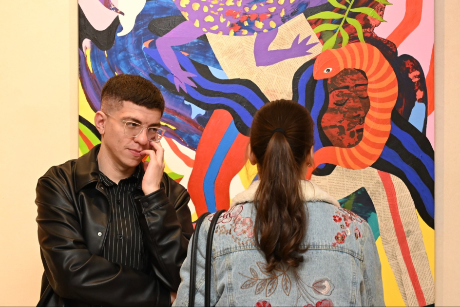 “Art Weekend” çərçivəsində “Od, Su və Öpüşlər" adlı sərgi açılıb (FOTO)