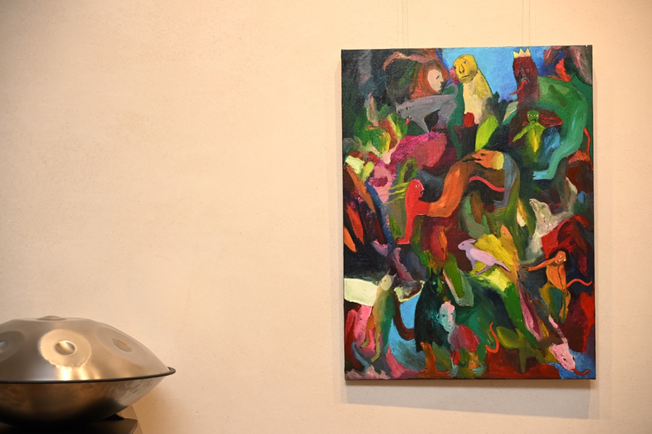 “Art Weekend” çərçivəsində “Od, Su və Öpüşlər" adlı sərgi açılıb (FOTO)