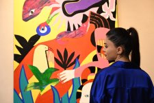 “Art Weekend” çərçivəsində “Od, Su və Öpüşlər" adlı sərgi açılıb (FOTO)