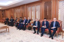 Ceyhun Bayramov Oman Sultanının xüsusi nümayəndəsi ilə görüşüb (FOTO)