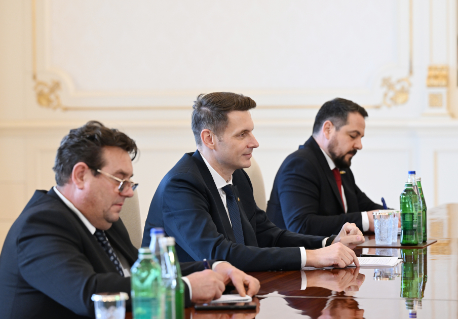 Prezident İlham Əliyev Rumıniya Parlamenti Senatının sədrini qəbul edib (FOTO/VİDEO)