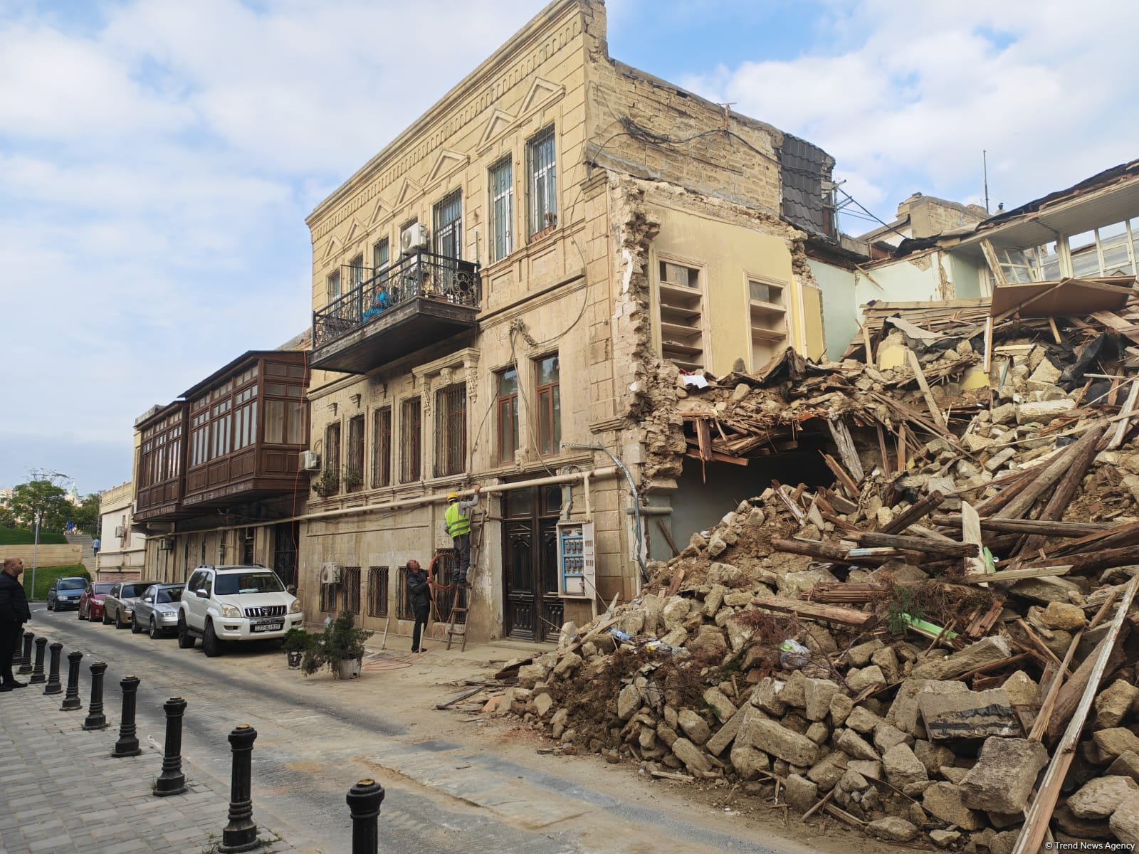 “Sovetski”də tarixi binaların söküntüsü ilə bağlı yayılan iddialara aydınlıq gətirilib (FOTO)