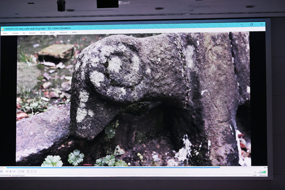 Leyla Əliyeva “Hirkan” sənədli filminin təqdimatında iştirak edib (FOTO)