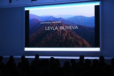 Leyla Əliyeva “Hirkan” sənədli filminin təqdimatında iştirak edib (FOTO)