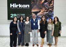 Leyla Əliyeva “Hirkan” sənədli filminin təqdimatında iştirak edib (FOTO)
